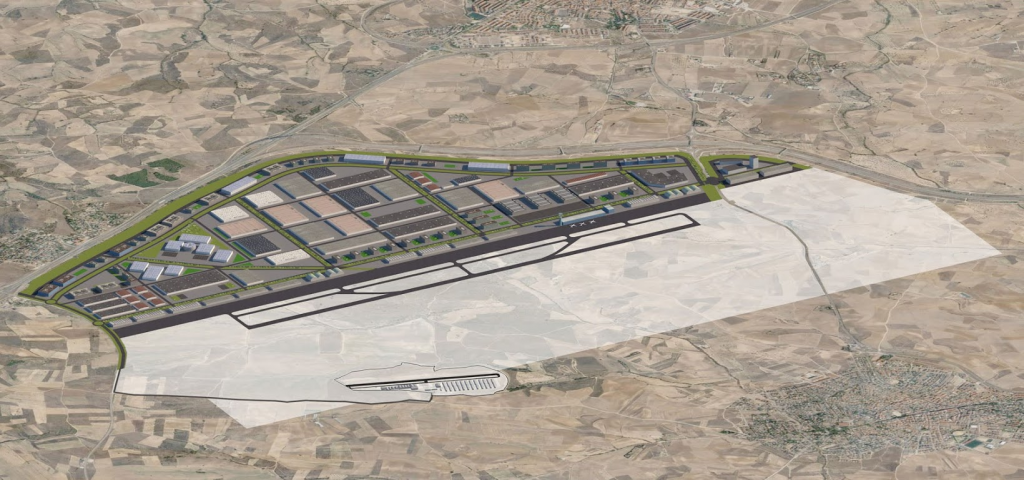 Vista aérea del Aeropuerto de El Álamo