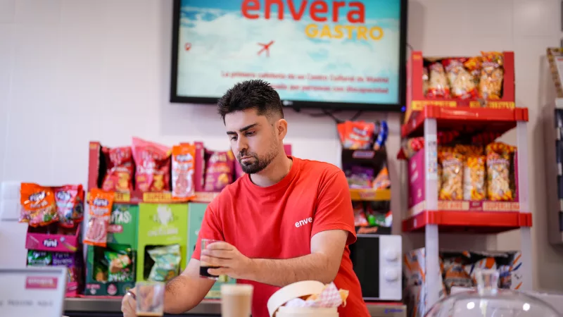 Envera Gastro: la cafetería inclusiva de Barajas