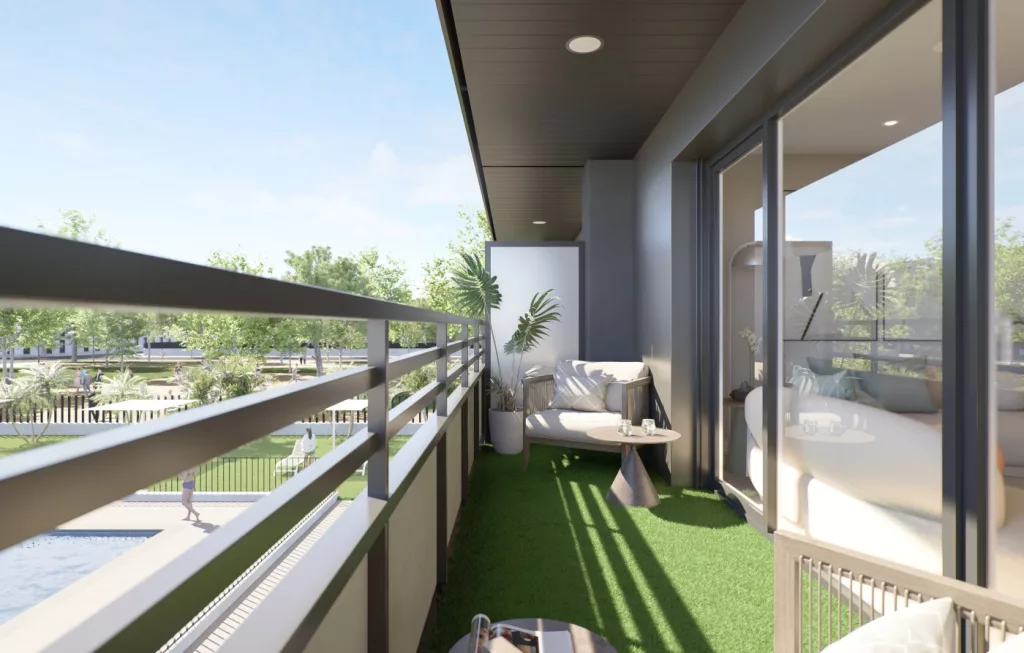 Terraza - Limea Suites en El Cañaveral