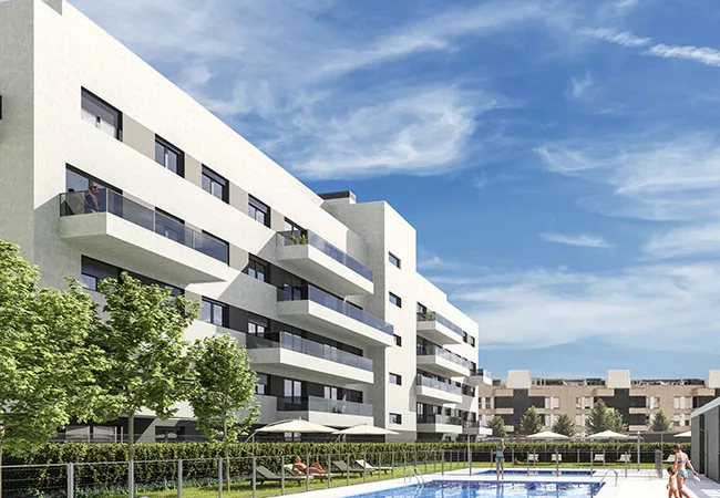 El Olivar: 128 viviendas con piscina en Alcalá de Henares