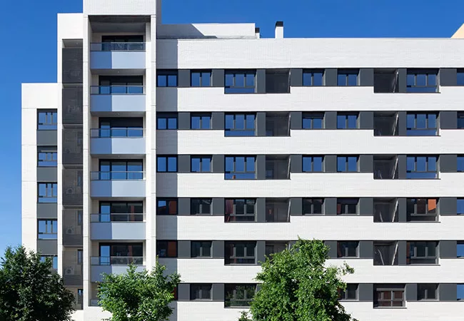 Residencial Cascajera: 66 viviendas con piscina en el Ensanche de Vallecas