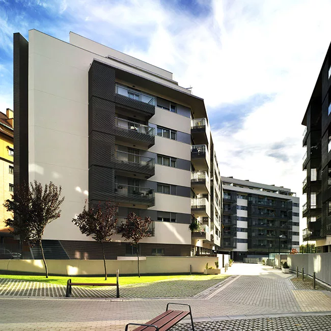 Residencial Alcalá: 150 viviendas diseñadas por Cano y Escario en Alcalá de Henares