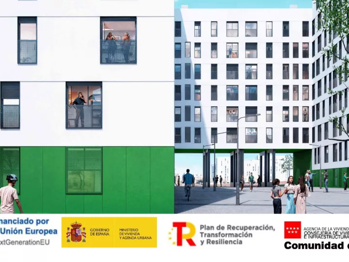 178 viviendas de protección pública en Móstoles: avance de obra