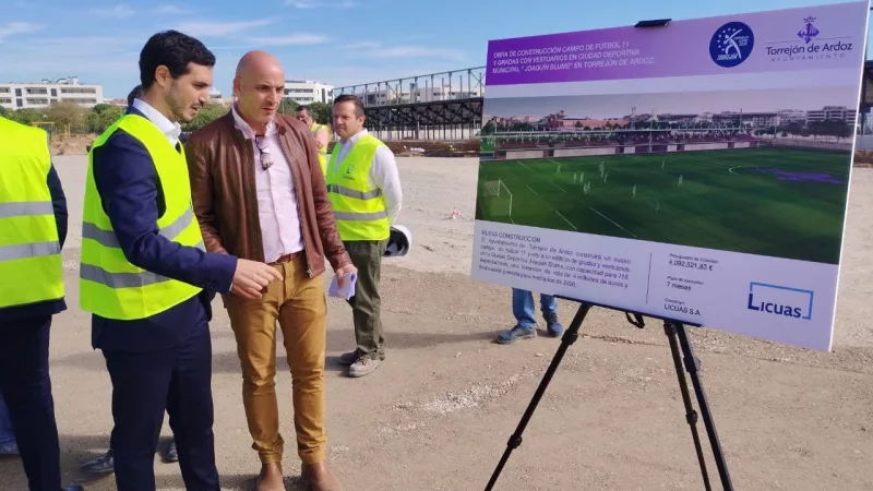 Nuevo campo de fútbol 11 en Torrejón de Ardoz: impulso al deporte local