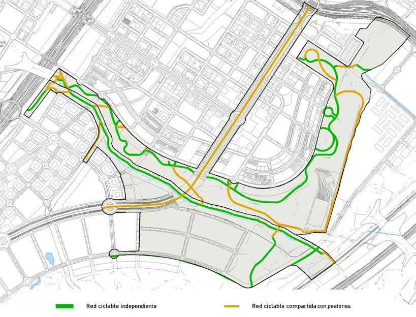 Red ciclista propuesta por el ayuntamiento