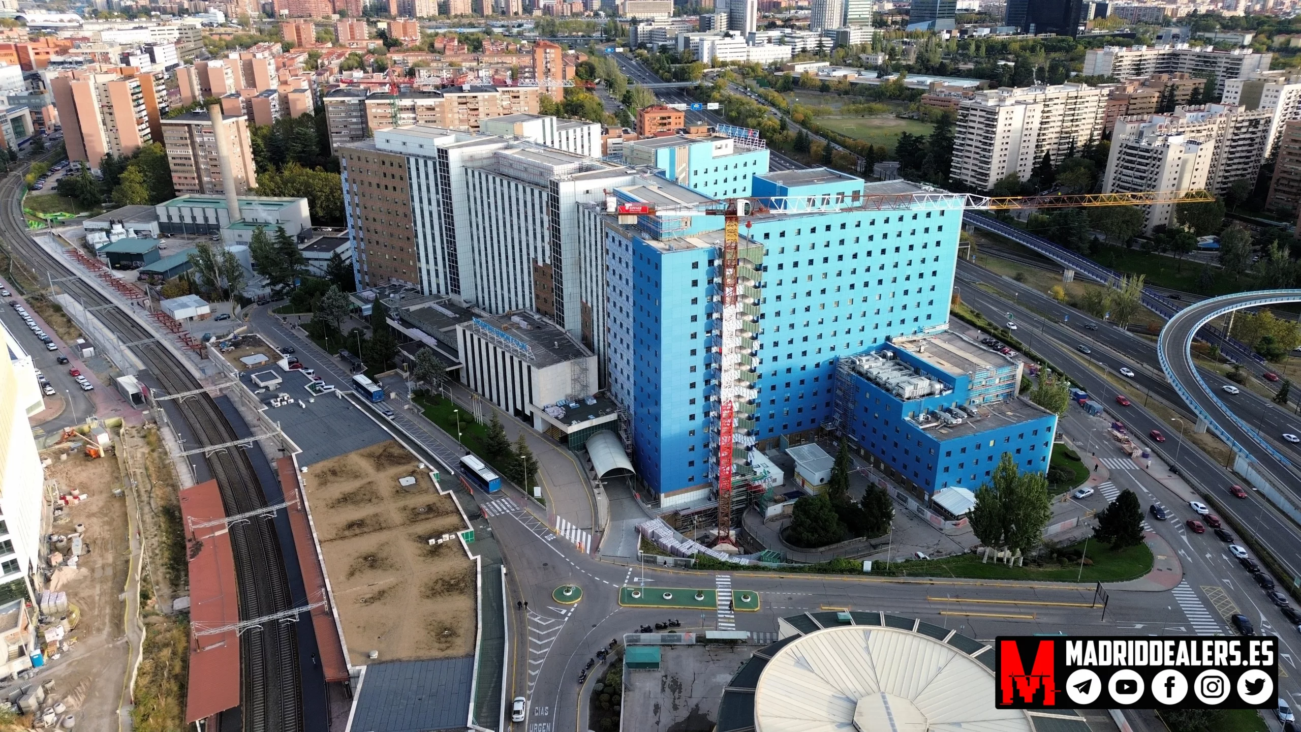 Renovación del Hospital Ramón y Cajal: fachadas y energía