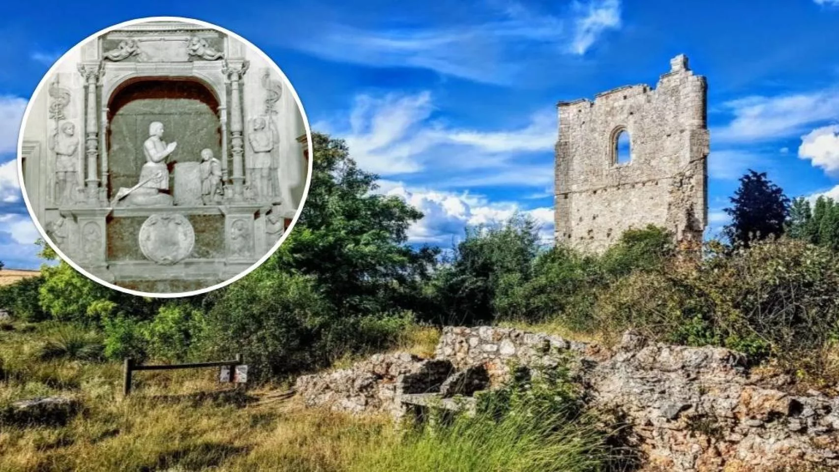 Recuperación del sepulcro de los Avellaneda en Guijosa