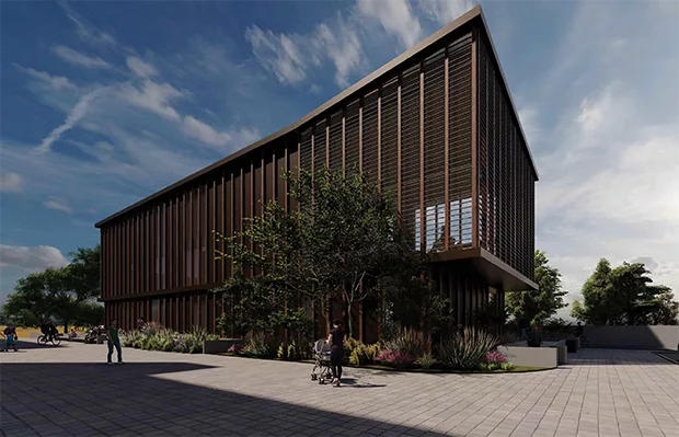 Biblioteca de El Bercial en Getafe: nueva luz para leer