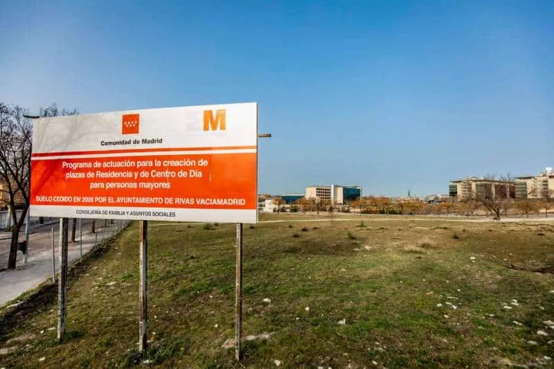 Residencia de mayores de Rivas: así avanza la parcela