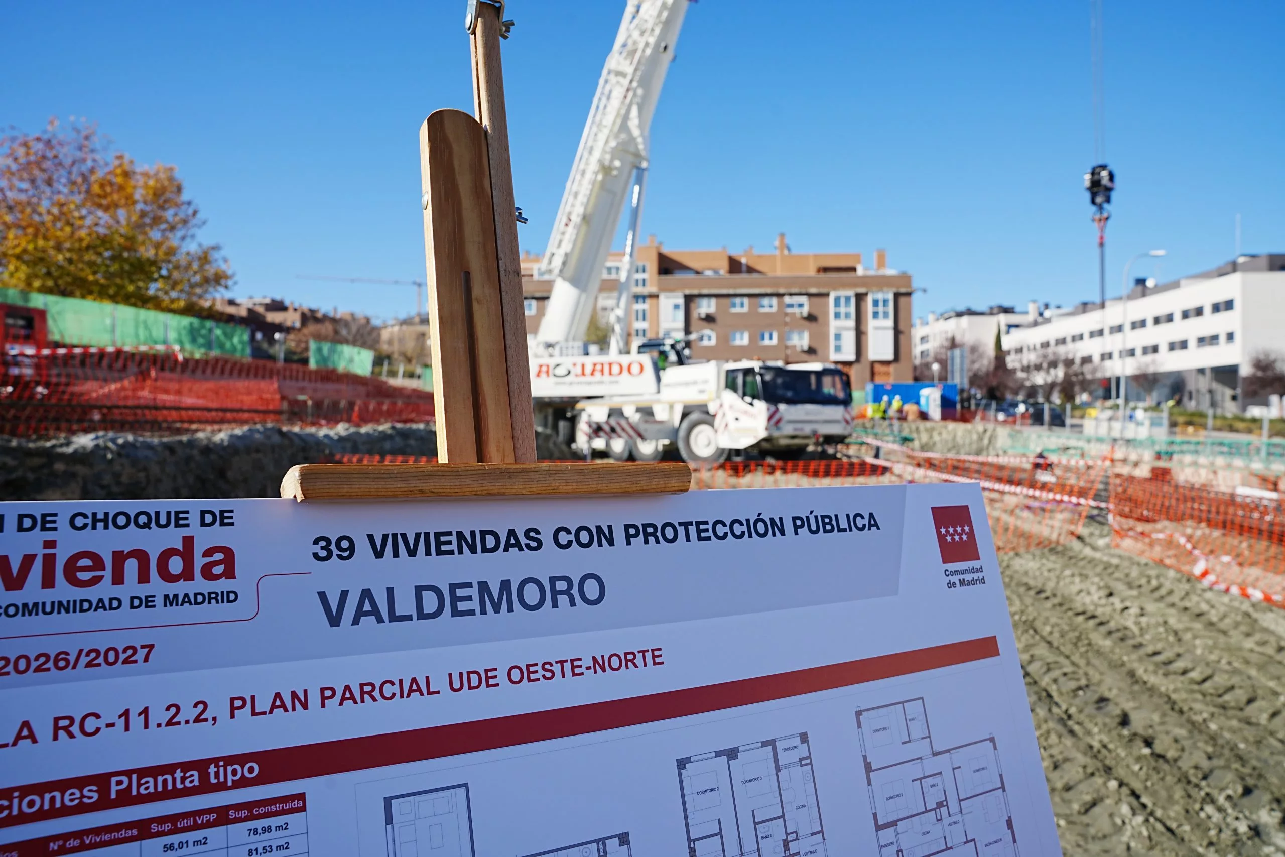 Viviendas sociales en Valdemoro para familias vulnerables