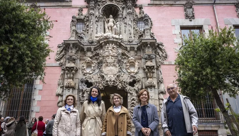 restauración de la portada del Museo de Historia de Madrid
