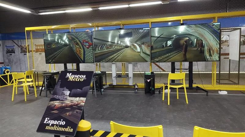Navidad en Metro de Madrid: simulador histórico y Belén