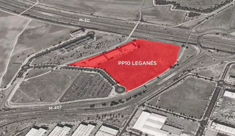 Centro logístico PP10 en Leganés junto a la M‑50