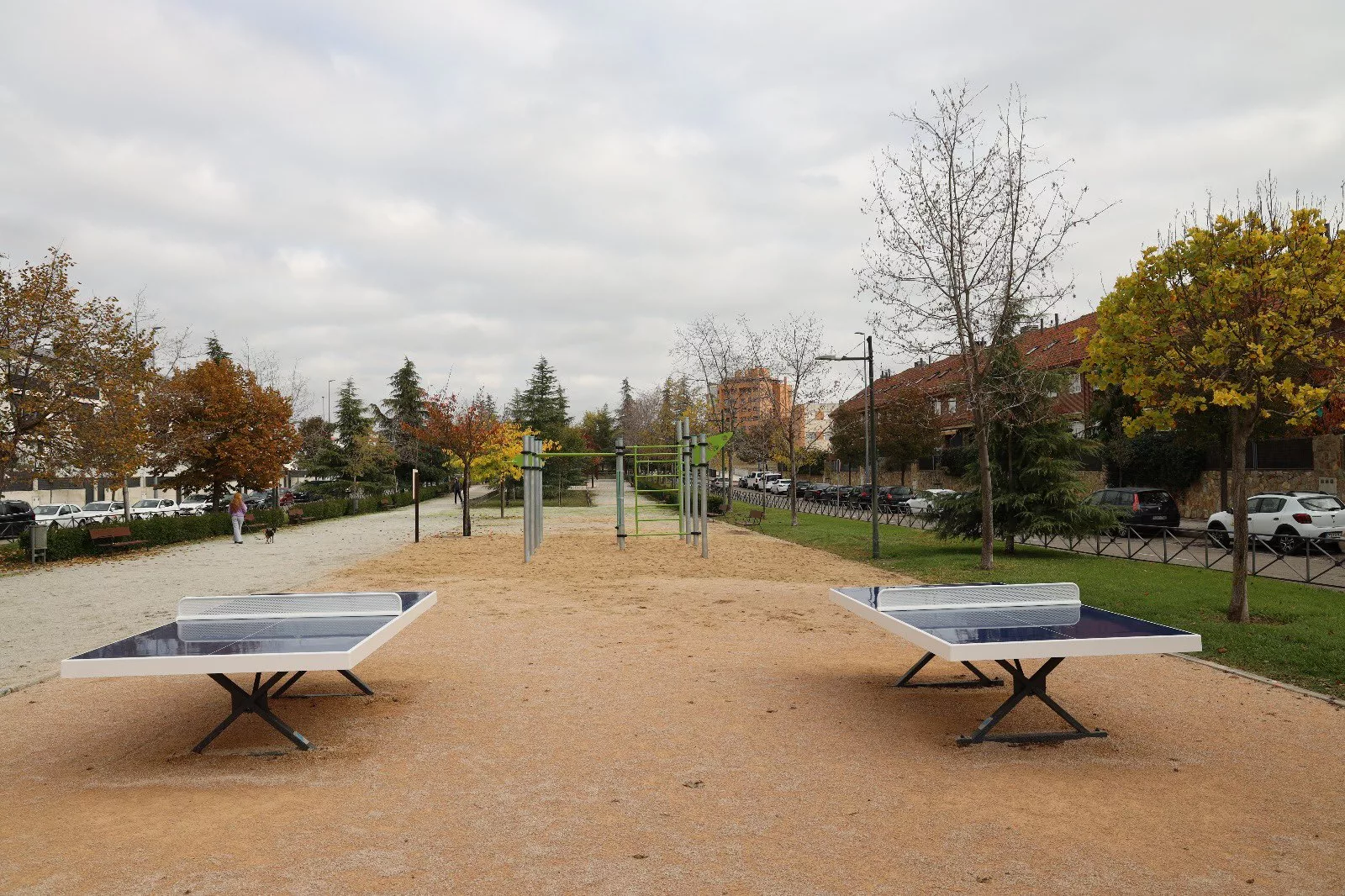 Calistenia y ping pong en los parques de Fuenlabrada
