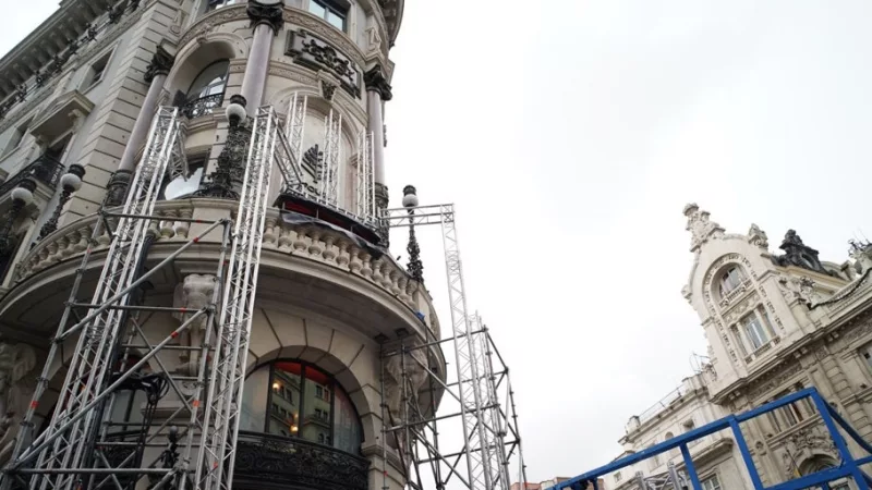 Decoración navideña del Four Seasons Madrid