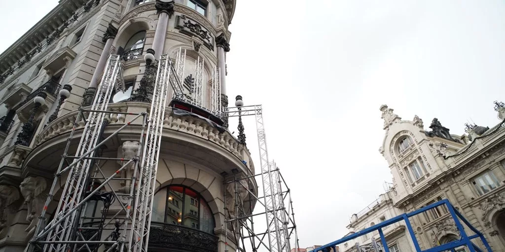 Decoración navideña del Four Seasons Madrid