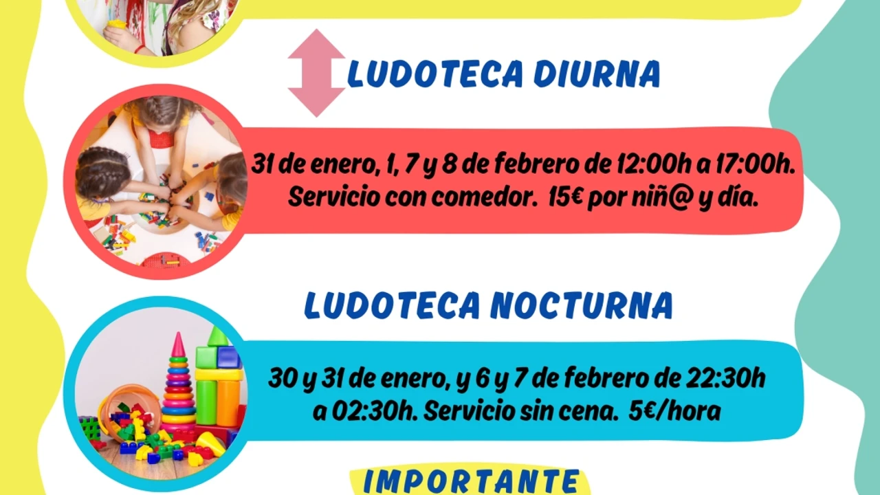 Inscripción para la ludoteca de las fiestas de San Blas 2026 en Ajalvir