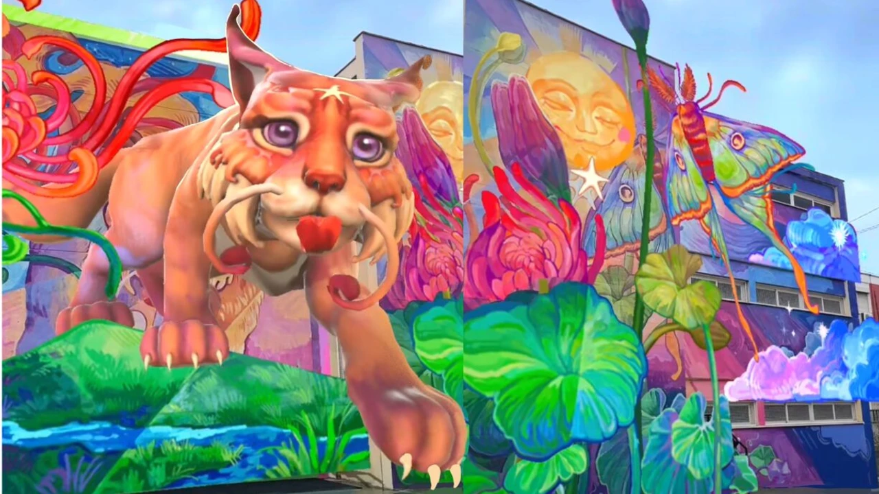 El mural interactivo ‘Persigue tu estrella’ de Moratalaz, candidato a mejor obra del mundo en Madrid