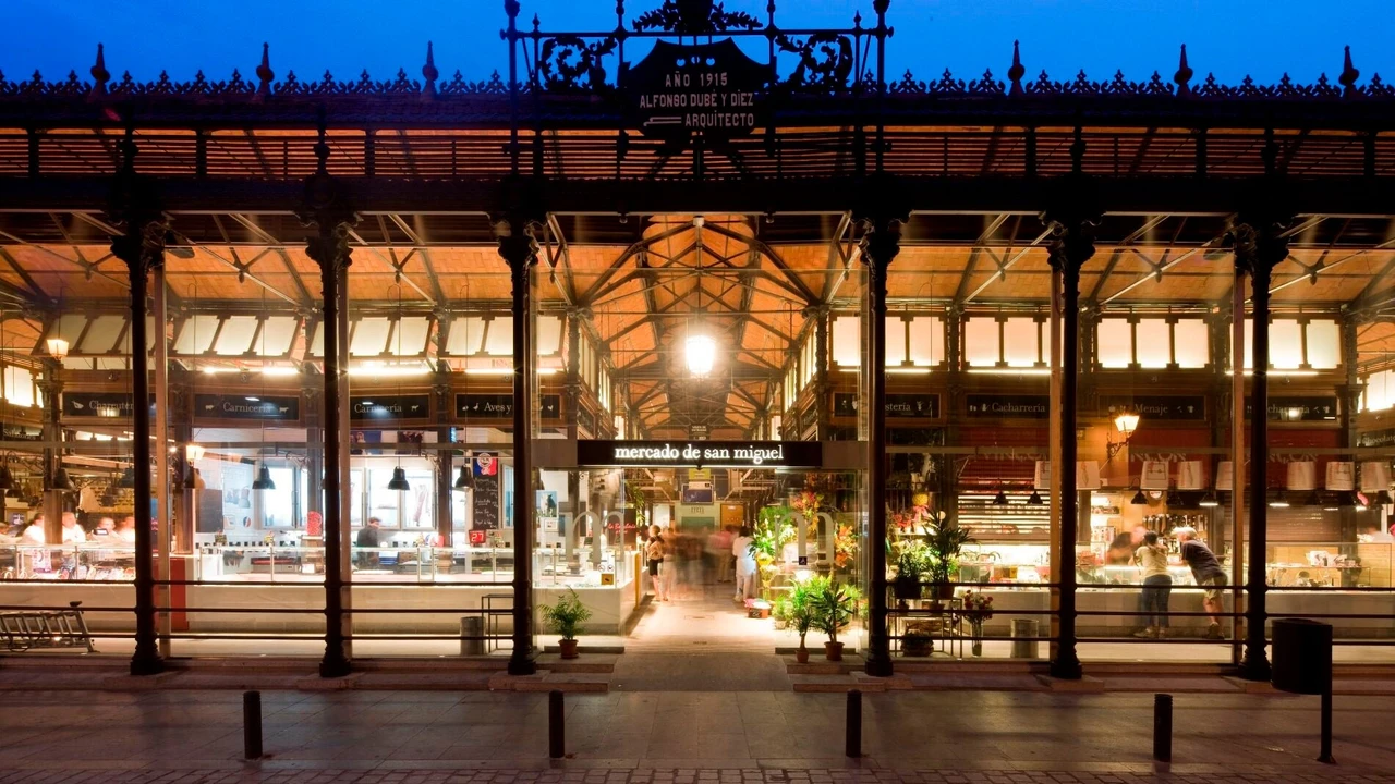 Obras de conservación patrimonial en el Mercado de San Miguel de Madrid