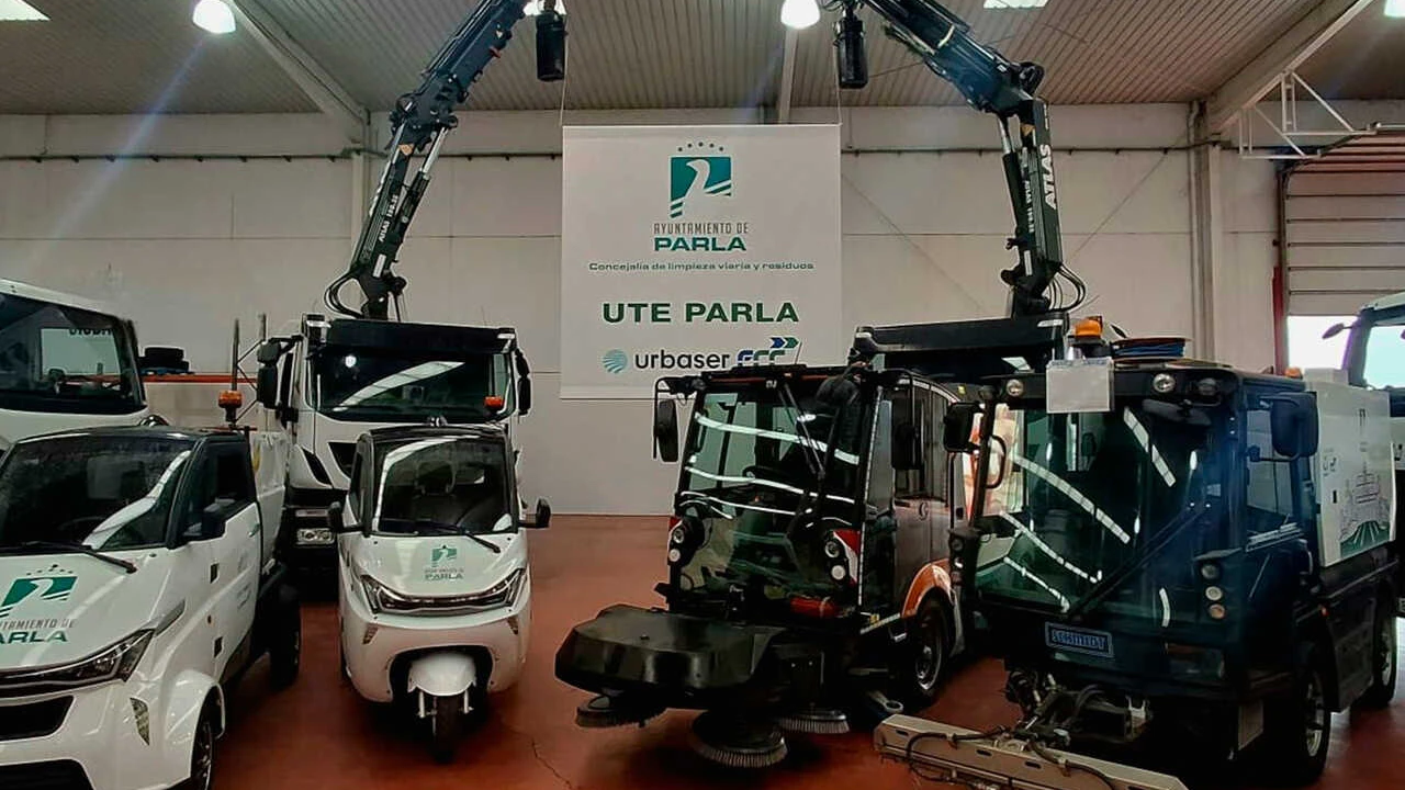 Parla mejora su servicio de limpieza viaria y residuos con nueva maquinaria y personal