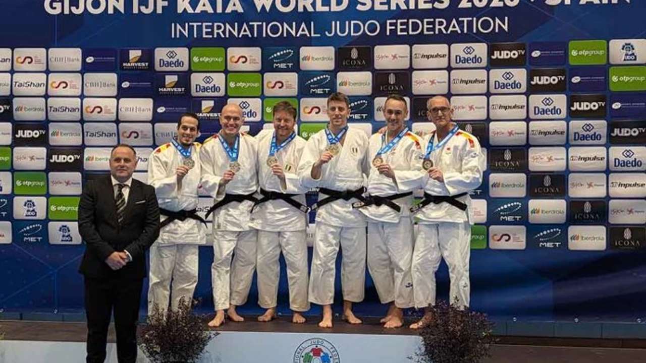 Judokas de Vallecas logran plata en el I World Kata Series de Gijón