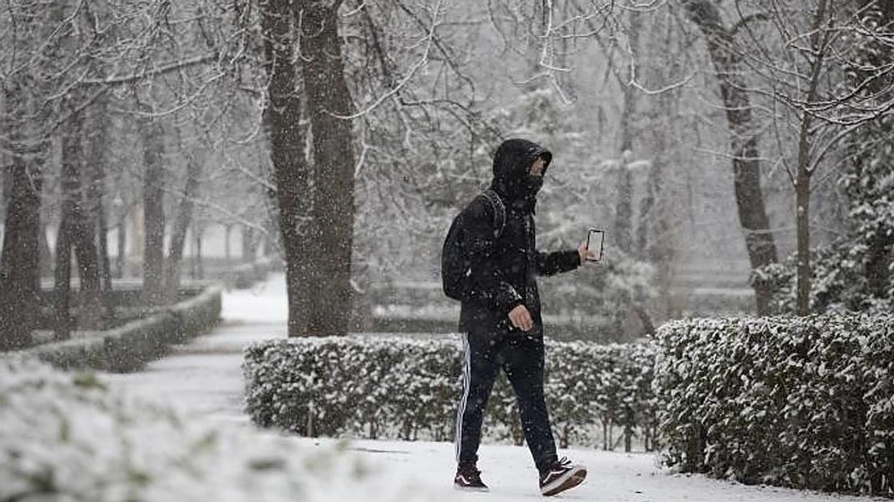 Nieve y viento en la Comunidad de Madrid: Aemet activa aviso amarillo