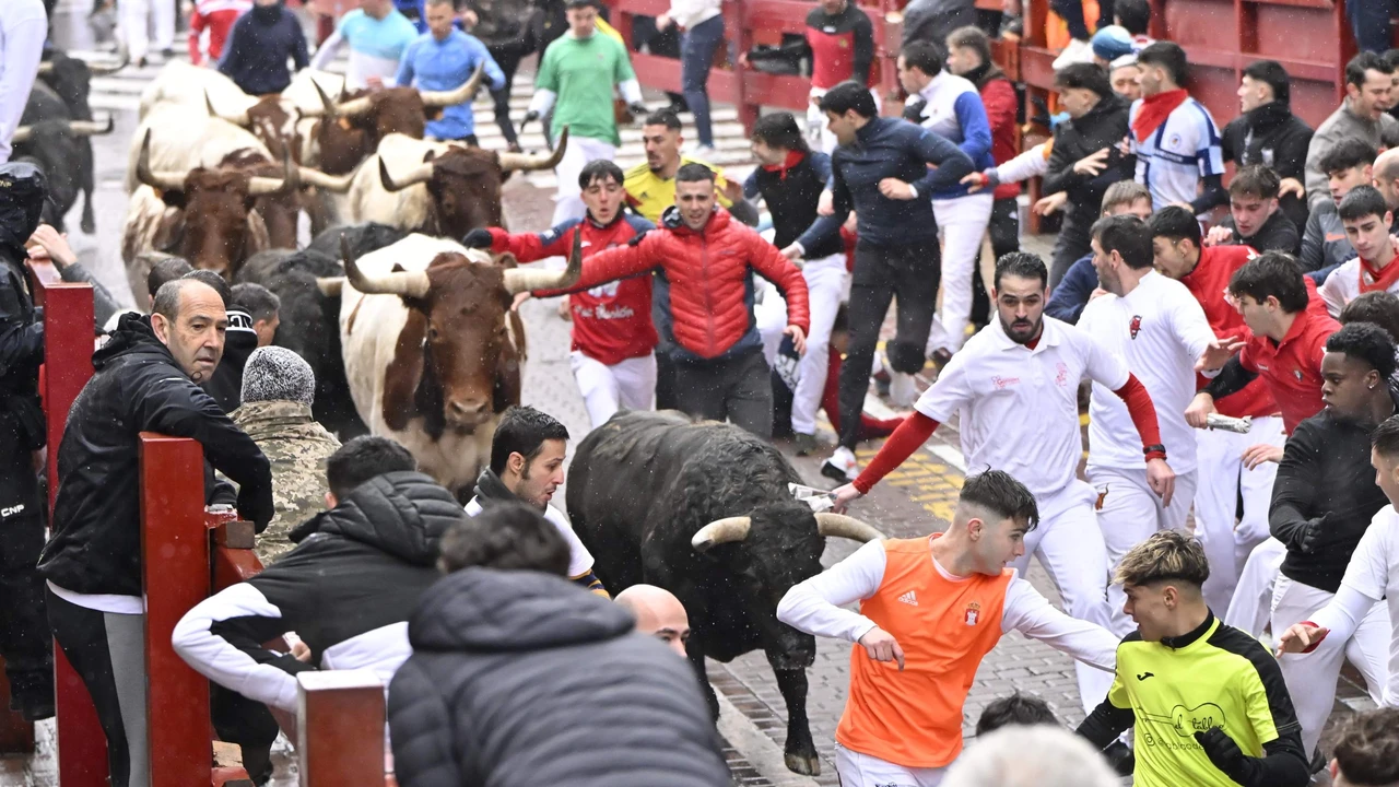 Encierro blanco en San Sebastián de los Reyes 2026: más corredores pese a la lluvia