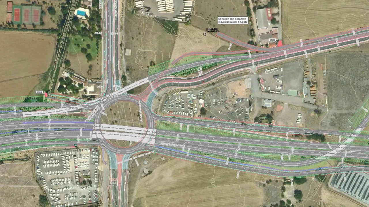 Reforma de la rotonda del Casetón en San Sebastián de los Reyes para mejorar la movilidad en Madrid