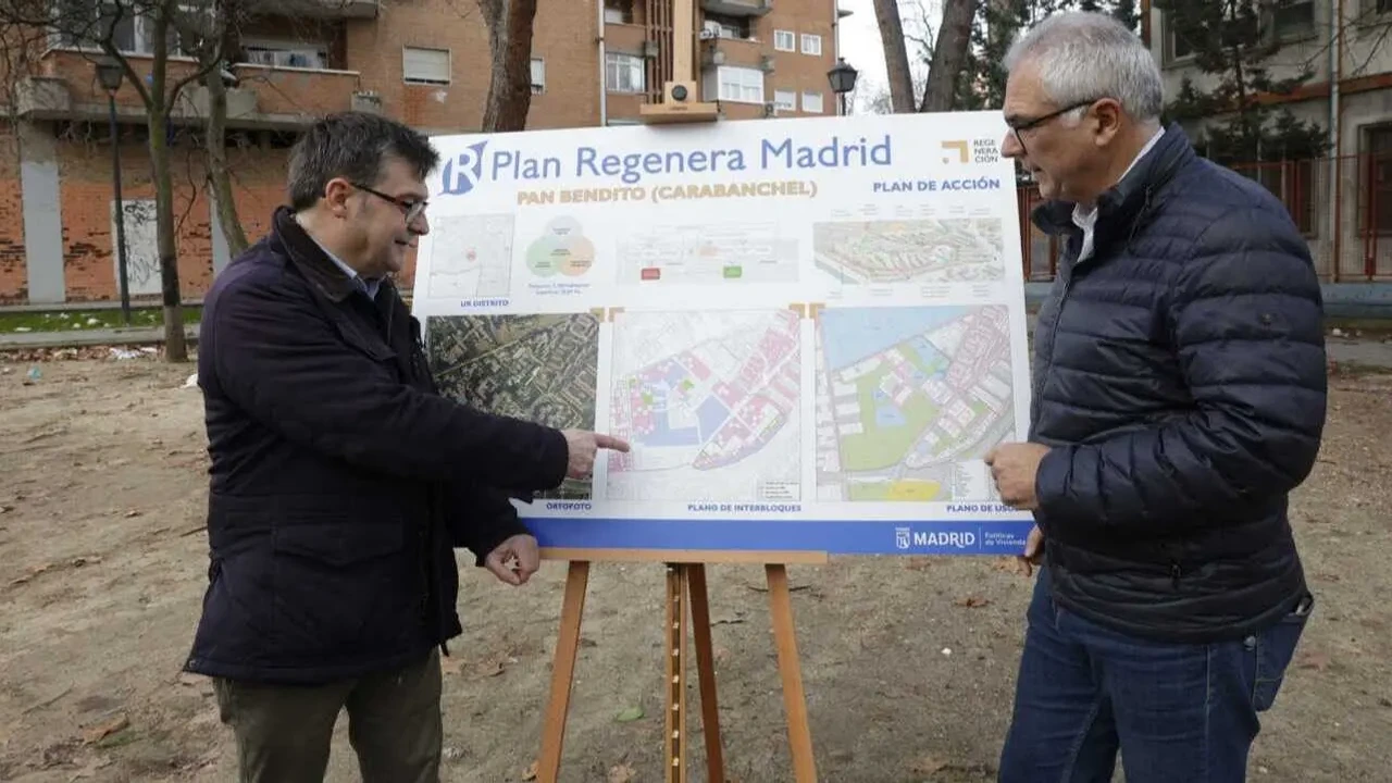 Regeneración de Pan Bendito en Carabanchel con el Plan Regenera Madrid