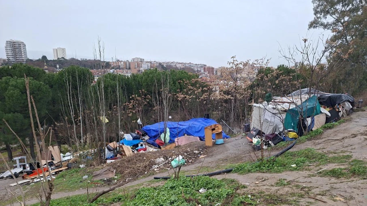 Asentamientos de personas sin hogar en Tetuán: medidas para febrero