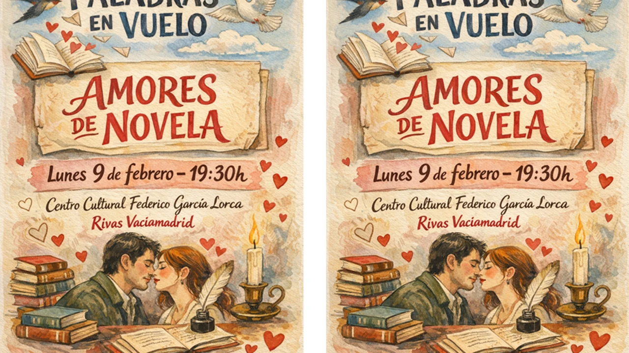 Rivas-Vaciamadrid explora el amor en la literatura en Palabras en Vuelo