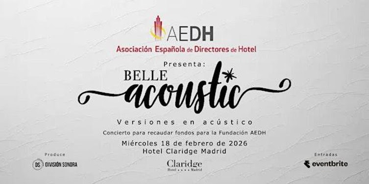 Concierto solidario en el Hotel Claridge Madrid: Belle Acoustic en acústico